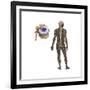 Sciatica Caused from Herniated Disc-null-Framed Art Print