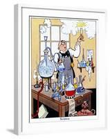 Science, 1936-René Bull-Framed Giclee Print