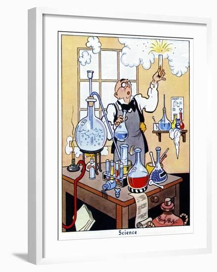 Science, 1936-René Bull-Framed Giclee Print