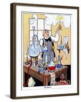 Science, 1936-René Bull-Framed Giclee Print