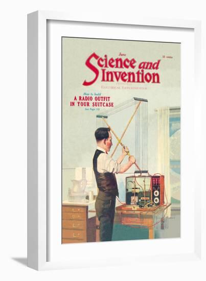 Science and Invention: How to Build a Radio Outfit in Your Suitcase-null-Framed Art Print