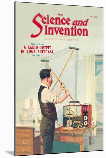 Science and Invention: How to Build a Radio Outfit in Your Suitcase-null-Mounted Art Print