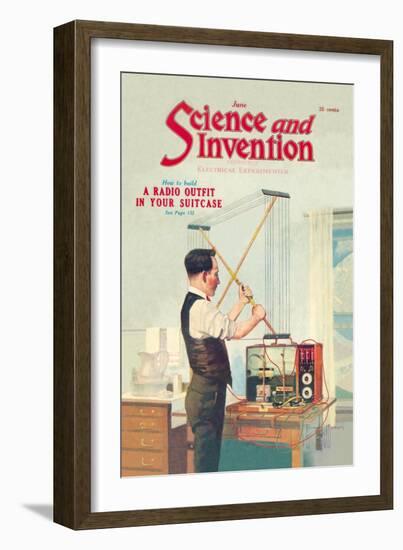 Science and Invention: How to Build a Radio Outfit in Your Suitcase-null-Framed Art Print