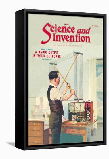 Science and Invention: How to Build a Radio Outfit in Your Suitcase-null-Framed Stretched Canvas