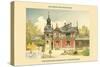 Science Building - Franzenbad-Gustav Wiedermann-Stretched Canvas