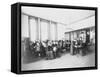 Science class in Georgetown Visitation Preparatory School, Washington D.C., c.1900-Frances Benjamin Johnston-Framed Stretched Canvas