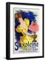 Science. Energy. Saxoleine, Oil for Lamp. Poster by Jules Cheret, France, 1894. (Poster)-Jules Cheret-Framed Giclee Print