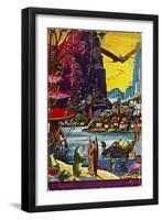Science Fiction Cover, 1941-null-Framed Giclee Print