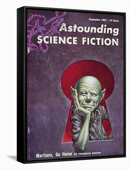 Science Fiction Cover, 1954-Frederick Brown-Framed Stretched Canvas