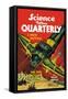 Science Fiction Quarterly: Rocket Man Attacks-null-Framed Stretched Canvas