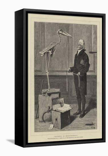 Science Is Measurement-Henry Stacey Marks-Framed Stretched Canvas