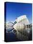 Science Museum, Architect Santiago Calatrava, City of Arts and Sciences, Valencia, Spain, Europe-Christian Kober-Stretched Canvas