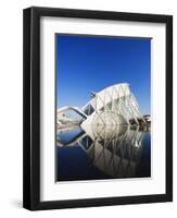 Science Museum, Architect Santiago Calatrava, City of Arts and Sciences, Valencia, Spain, Europe-Christian Kober-Framed Photographic Print