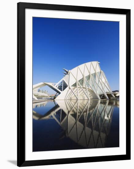 Science Museum, Architect Santiago Calatrava, City of Arts and Sciences, Valencia, Spain, Europe-Christian Kober-Framed Photographic Print