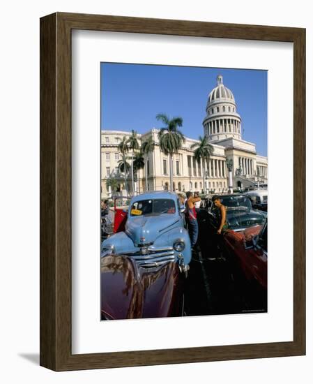 Science Museum, Former Chamber of Represtatives, Capitole, Havana, Cuba-Bruno Barbier-Framed Photographic Print