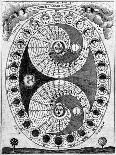 The Planisphere of Copernicus, Harmonia Macrocosmica, 1660-Science Source-Giclee Print