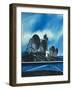 Science Survey: Radio Links Around the World-Wilf Hardy-Framed Giclee Print