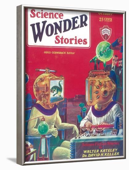 Science Wonder Stories-null-Framed Art Print