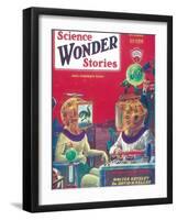 Science Wonder Stories-null-Framed Art Print