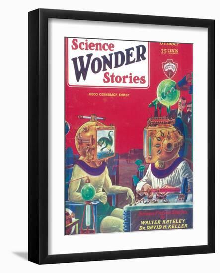 Science Wonder Stories-null-Framed Art Print