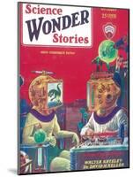 Science Wonder Stories-null-Mounted Art Print