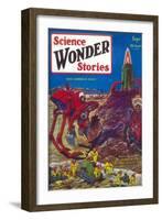 Science Wonder Stories-null-Framed Art Print