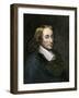 Sciences and Scientists: Presume Portrait of Blaise Pascal (1623-1662) Scholar and Writer. 19Th Cen-null-Framed Giclee Print