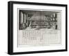 Scientific Laboratory and Table of Chemical Signs, from the 'Encyclopedia' by Denis Diderot-Louis-Jacques Goussier-Framed Giclee Print