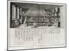 Scientific Laboratory and Table of Chemical Signs, from the 'Encyclopedia' by Denis Diderot-Louis-Jacques Goussier-Mounted Giclee Print