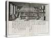 Scientific Laboratory and Table of Chemical Signs, from the 'Encyclopedia' by Denis Diderot-Louis-Jacques Goussier-Stretched Canvas