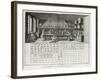 Scientific Laboratory and Table of Chemical Signs, from the 'Encyclopedia' by Denis Diderot-Louis-Jacques Goussier-Framed Giclee Print