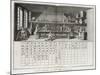 Scientific Laboratory and Table of Chemical Signs, from the 'Encyclopedia' by Denis Diderot-Louis-Jacques Goussier-Mounted Giclee Print