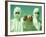 Scientists Holding GM Tomatoes-Cristina-Framed Photographic Print