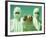 Scientists Holding GM Tomatoes-Cristina-Framed Photographic Print