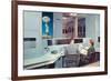 Scientists Watching Nuclear Blast-null-Framed Art Print