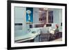 Scientists Watching Nuclear Blast-null-Framed Art Print