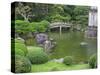 Scilent Stone Garden, Kyoto, Japan-Shin Terada-Stretched Canvas