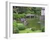 Scilent Stone Garden, Kyoto, Japan-Shin Terada-Framed Photographic Print