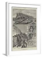 Scindia's Fortress of Gwalior, Central India-William 'Crimea' Simpson-Framed Giclee Print