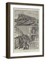 Scindia's Fortress of Gwalior, Central India-William 'Crimea' Simpson-Framed Giclee Print