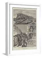 Scindia's Fortress of Gwalior, Central India-William 'Crimea' Simpson-Framed Giclee Print