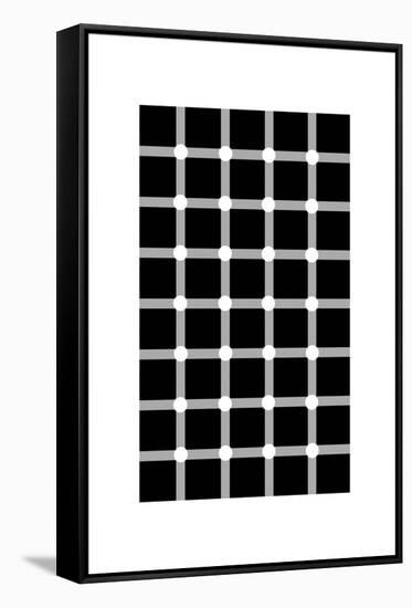 Scintillating Grid Illusion-Science Photo Library-Framed Stretched Canvas