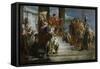 Scipio Africanus Freeing Massiva-Giambattista Tiepolo-Framed Stretched Canvas