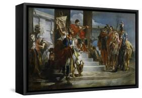 Scipio Africanus Freeing Massiva-Giambattista Tiepolo-Framed Stretched Canvas