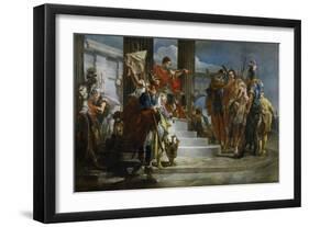 Scipio Africanus Freeing Massiva-Giambattista Tiepolo-Framed Giclee Print