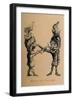 'Scipio and Hannibal', 1852-John Leech-Framed Giclee Print