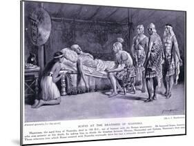 Scipio at the Deathbed of Masinissa-A.C. Weatherstone-Mounted Giclee Print