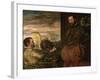 Scipio Clusone with a Dwarf Valet-Jacopo Robusti Tintoretto-Framed Giclee Print