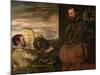 Scipio Clusone with a Dwarf Valet-Jacopo Robusti Tintoretto-Mounted Giclee Print