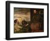 Scipio Clusone with a Dwarf Valet-Jacopo Robusti Tintoretto-Framed Giclee Print